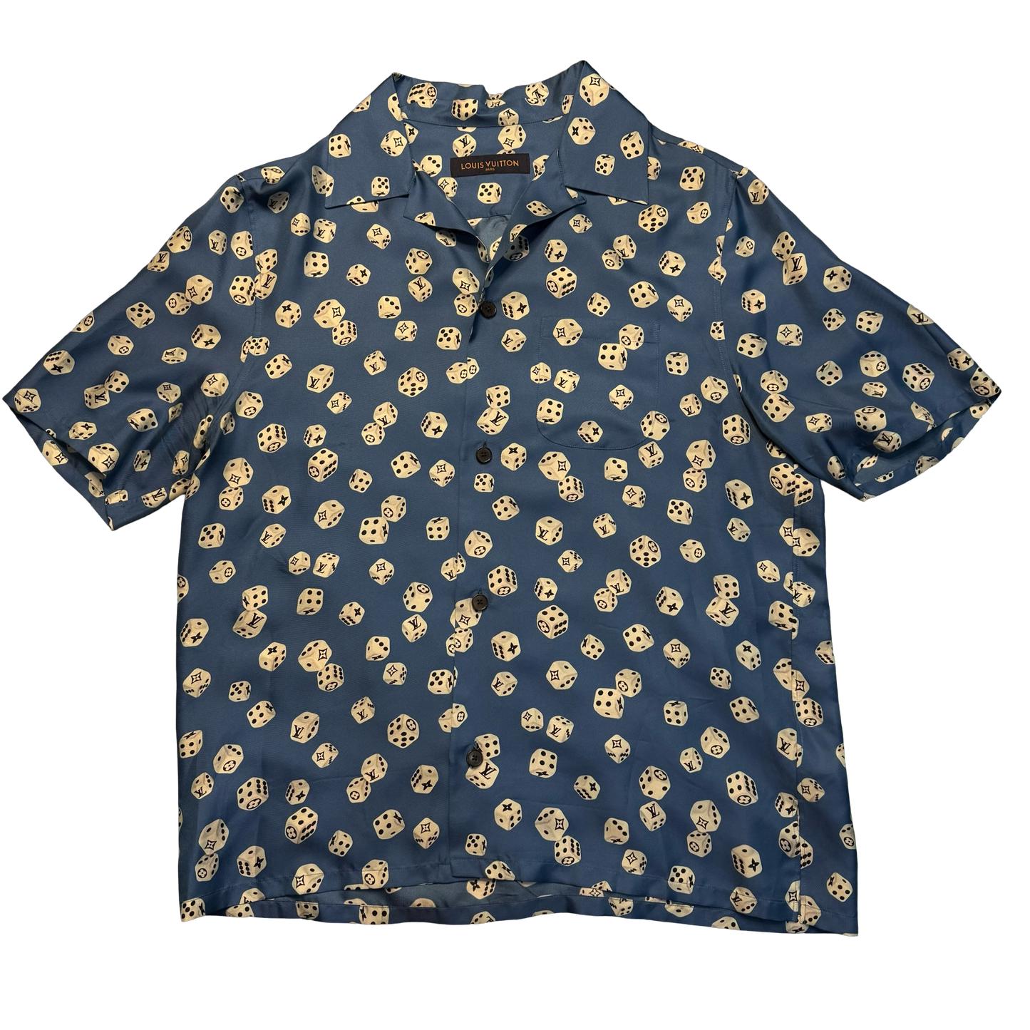 Louis Vuitton Dice Print Silk Shirt