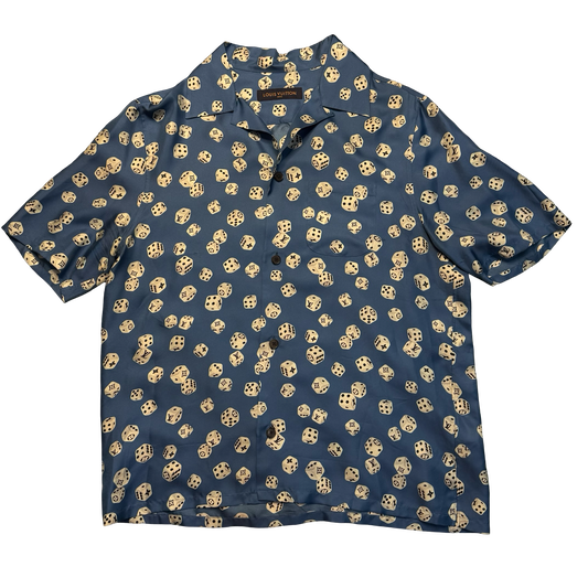 Louis Vuitton Dice Print Silk Shirt