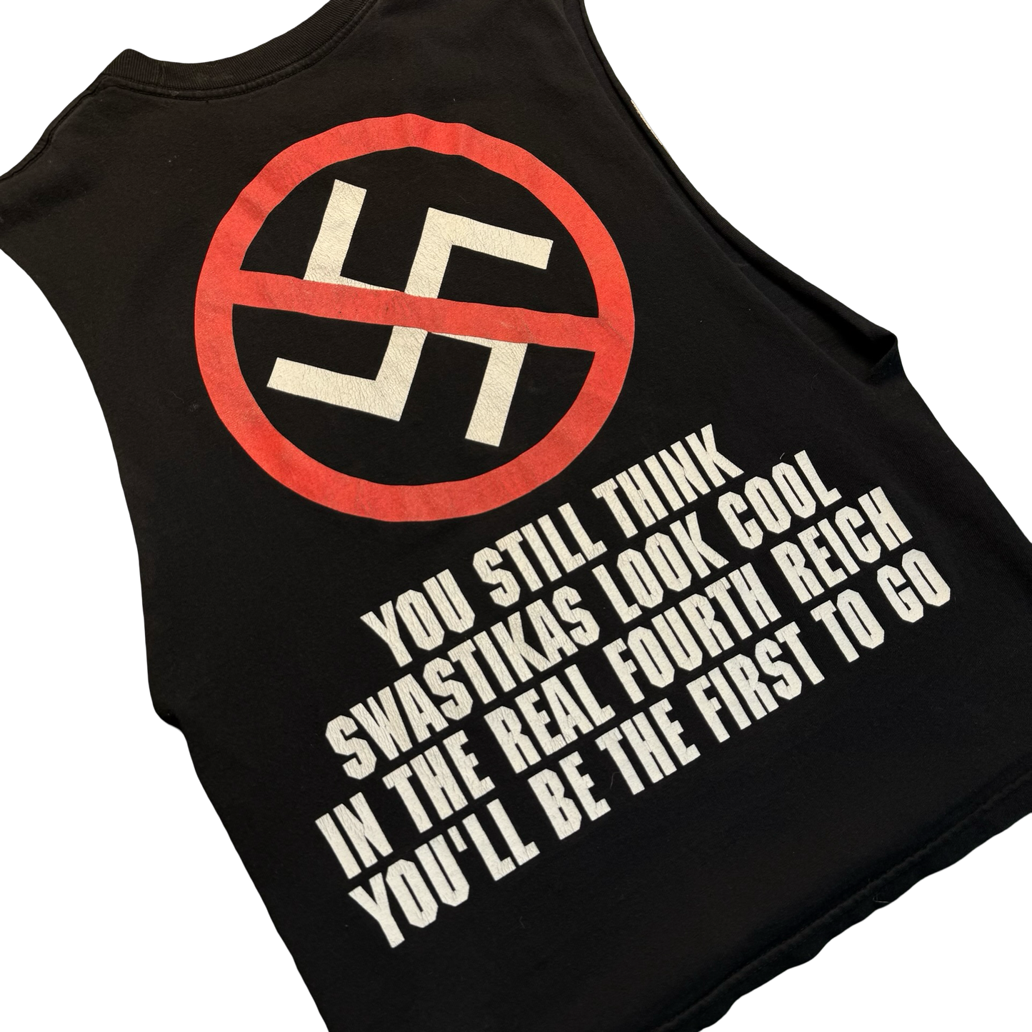 Vintage Napalm Death Nazi Punks F*ck Off Cutoff