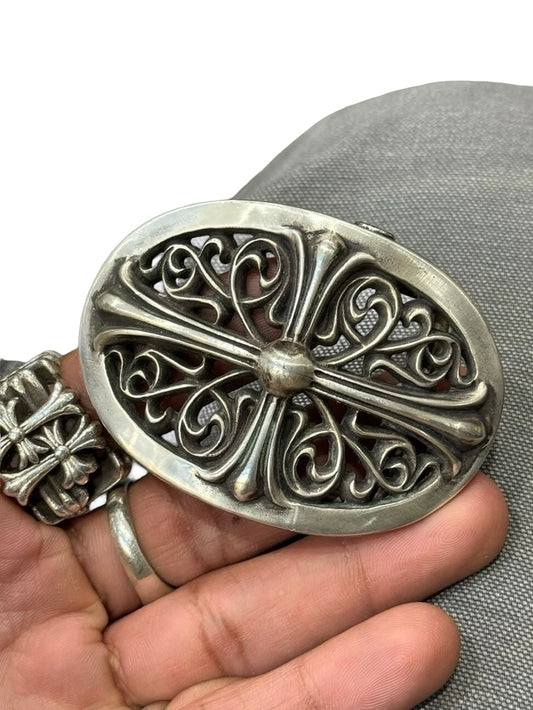 Chrome Hearts Oval Cross Buckle
