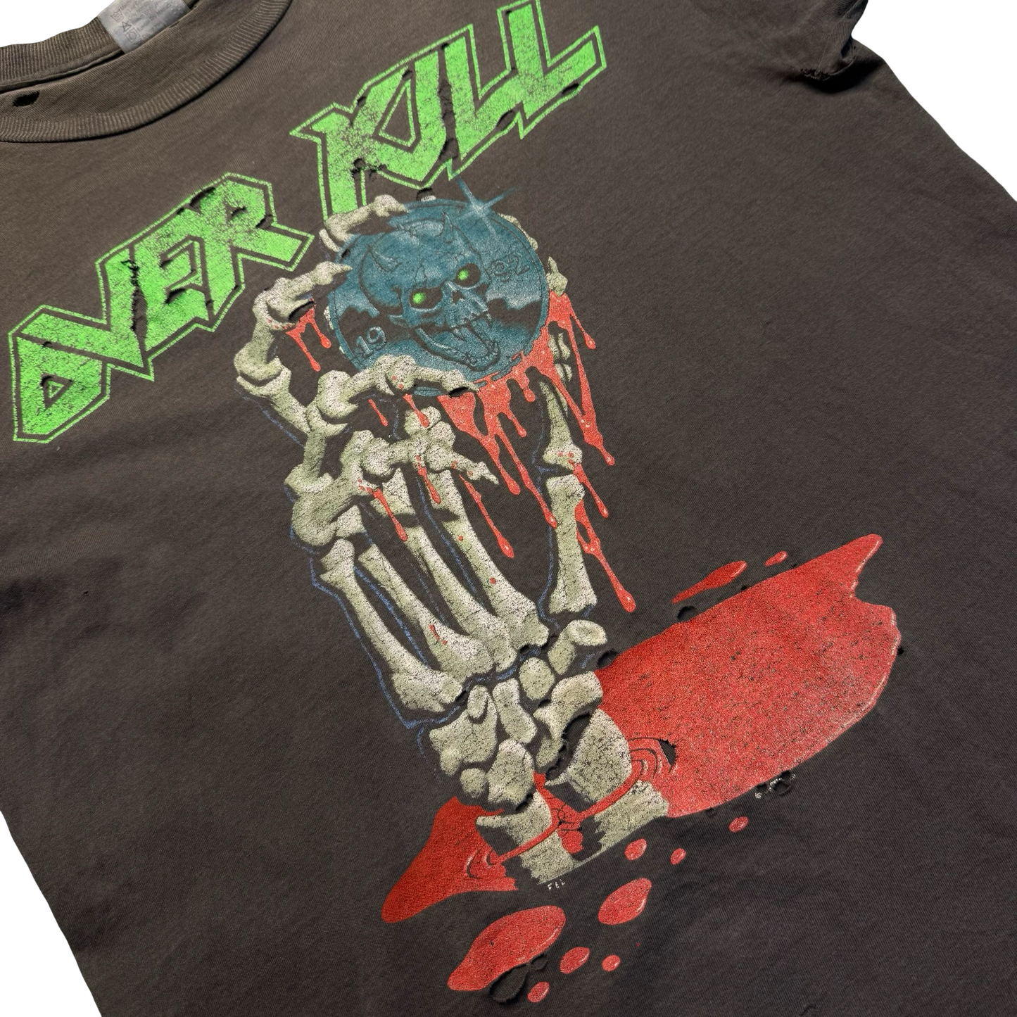 Vintage 1991 Overkill Blood Money Tee