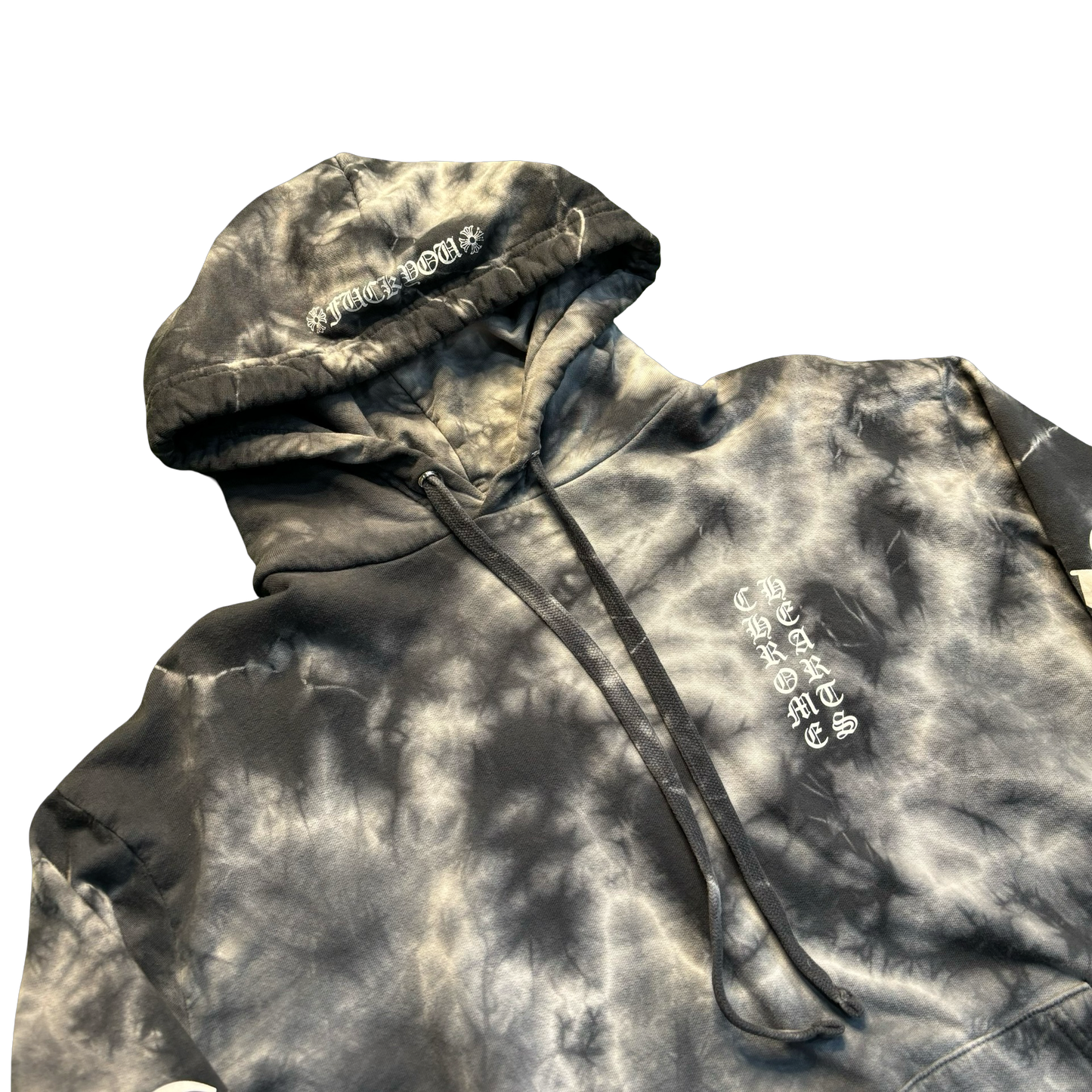 Chrome Hearts Tie Dye Horseshoe Logo Hoodie