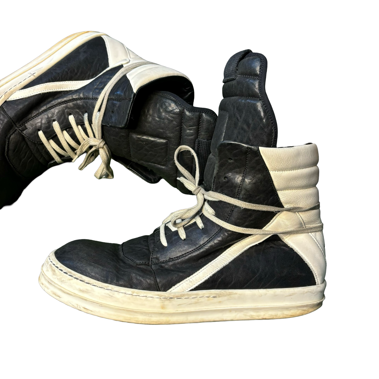 Rick Owens Crinkled Leather Geobaskets