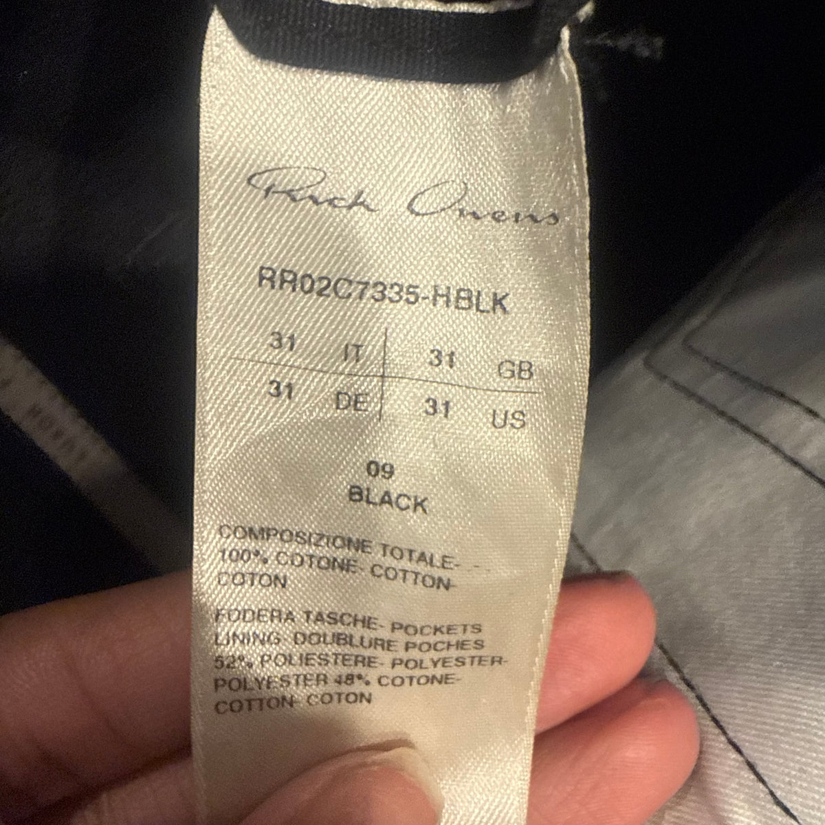 Rick Owens Bolan Bootcut Pants