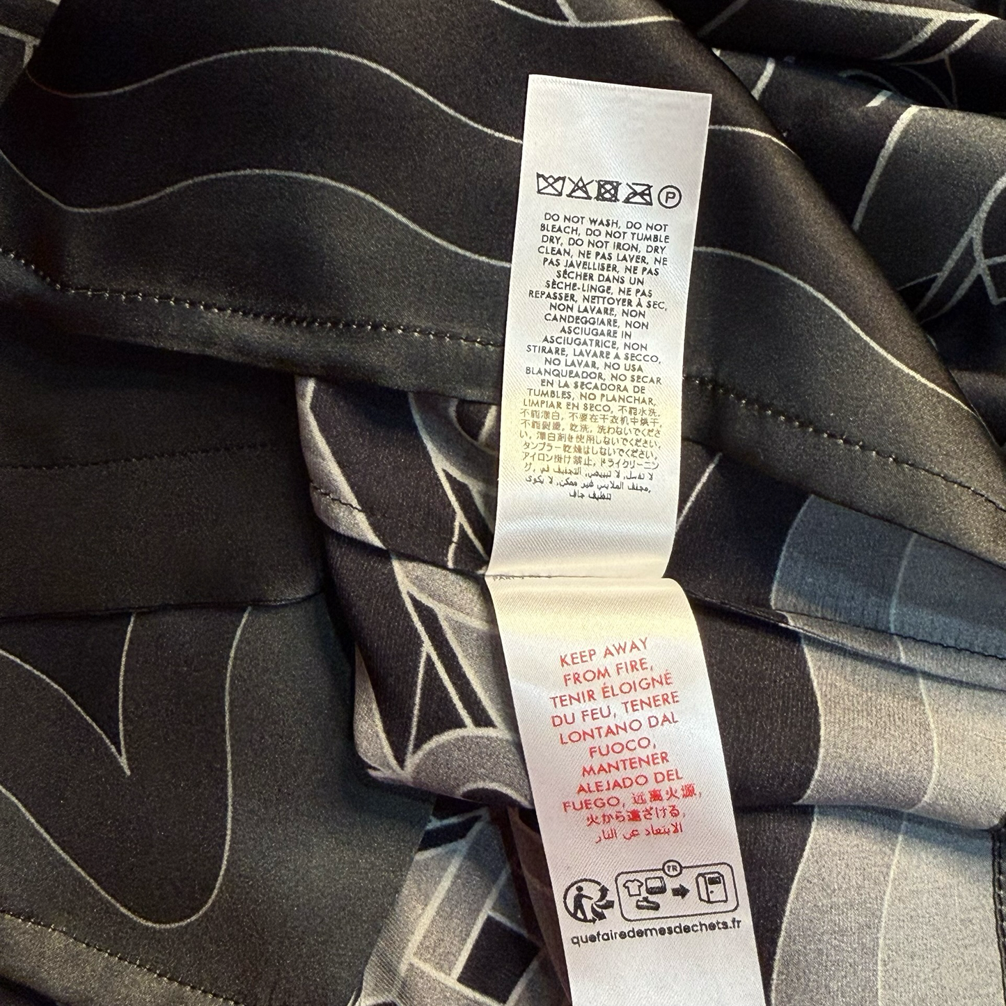 Casablanca Monogram Silk Shirt
