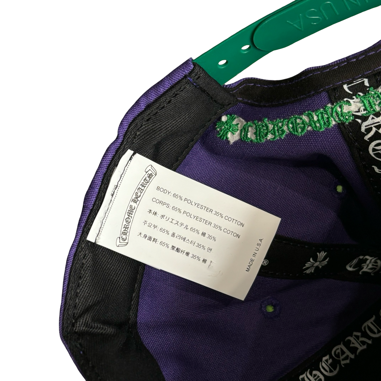 Chrome Hearts Purple CH Trucker Hat