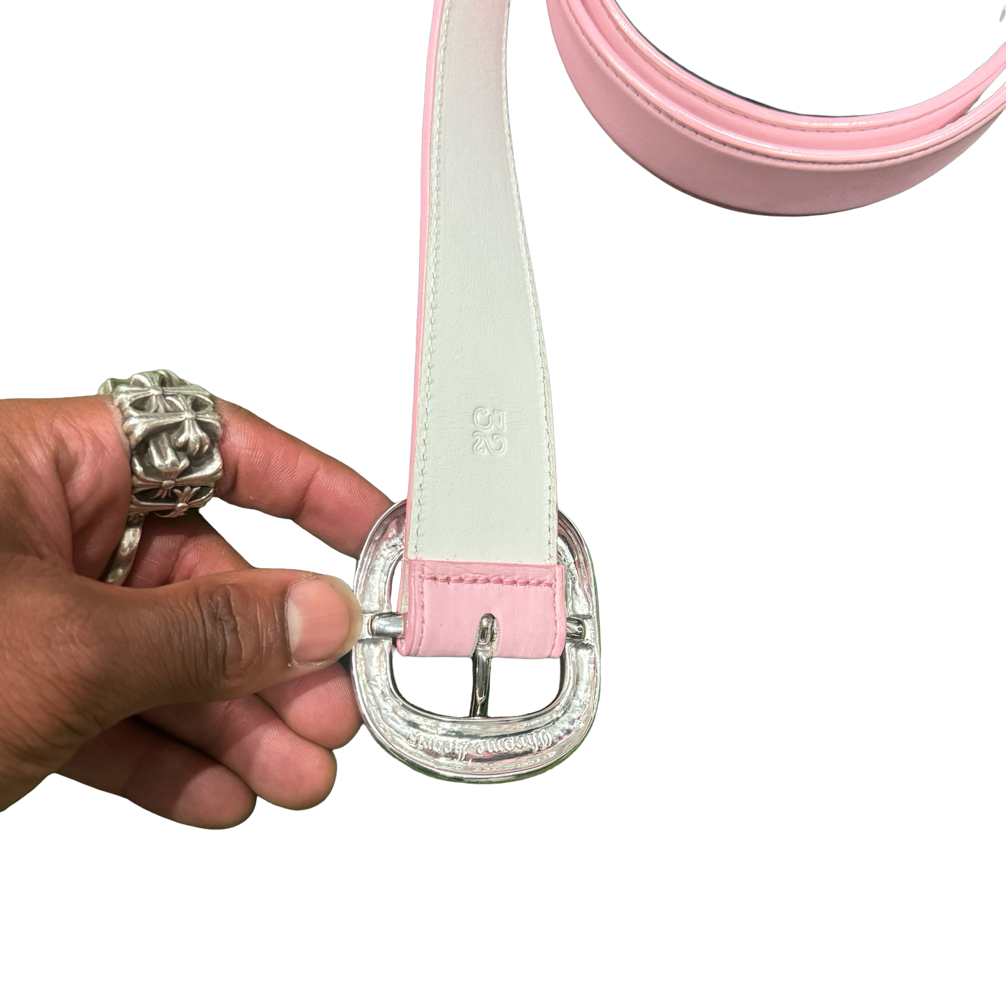 Chrome Hearts Pink Gunslinger Belt