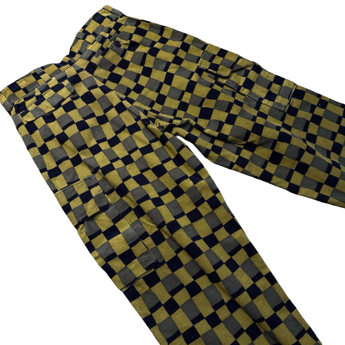 Marni Damier Corduroy Cargo Trousers