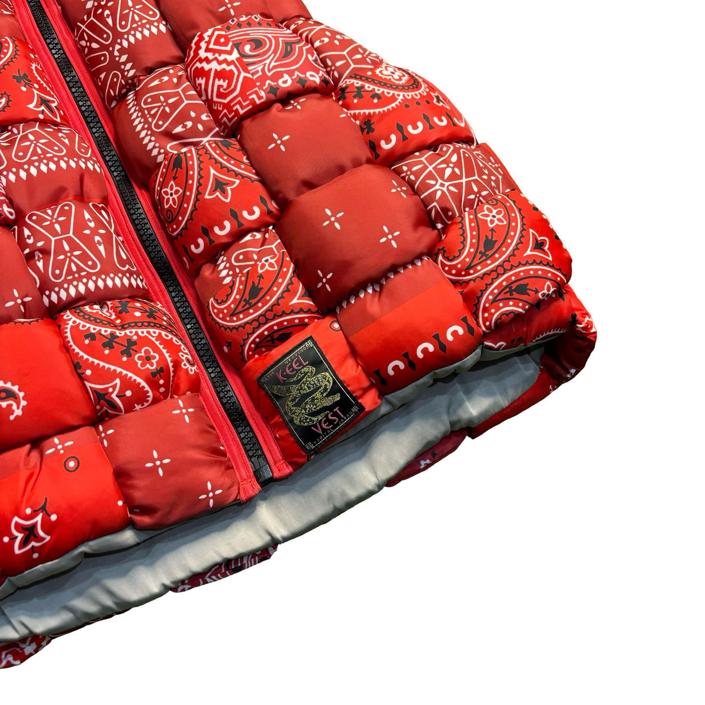 Kapital Red Bandana Keel Vest