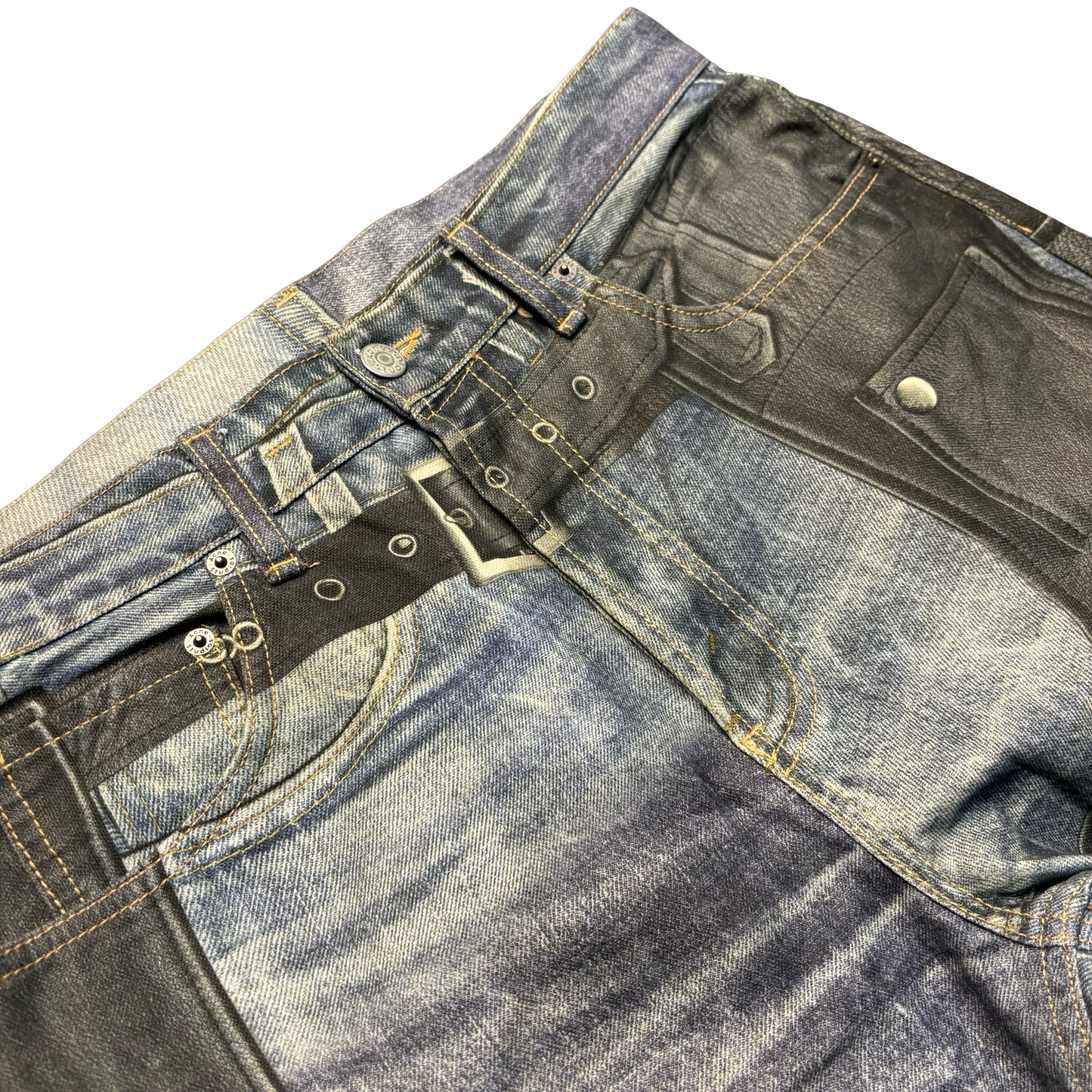 Acne Studios Trompe L’oeil Printed Jeans