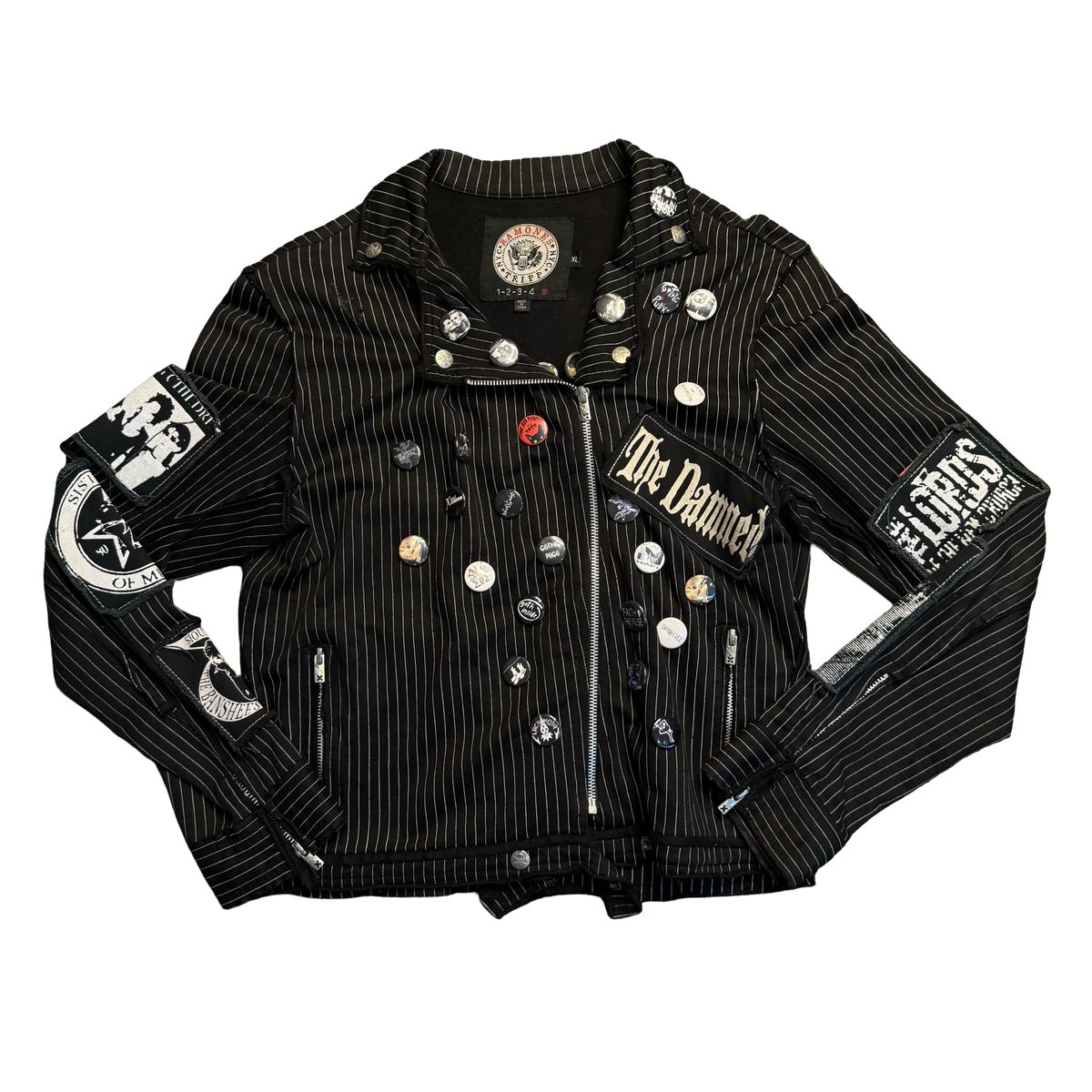 Vintage Tripps NYC Patched Zip Up