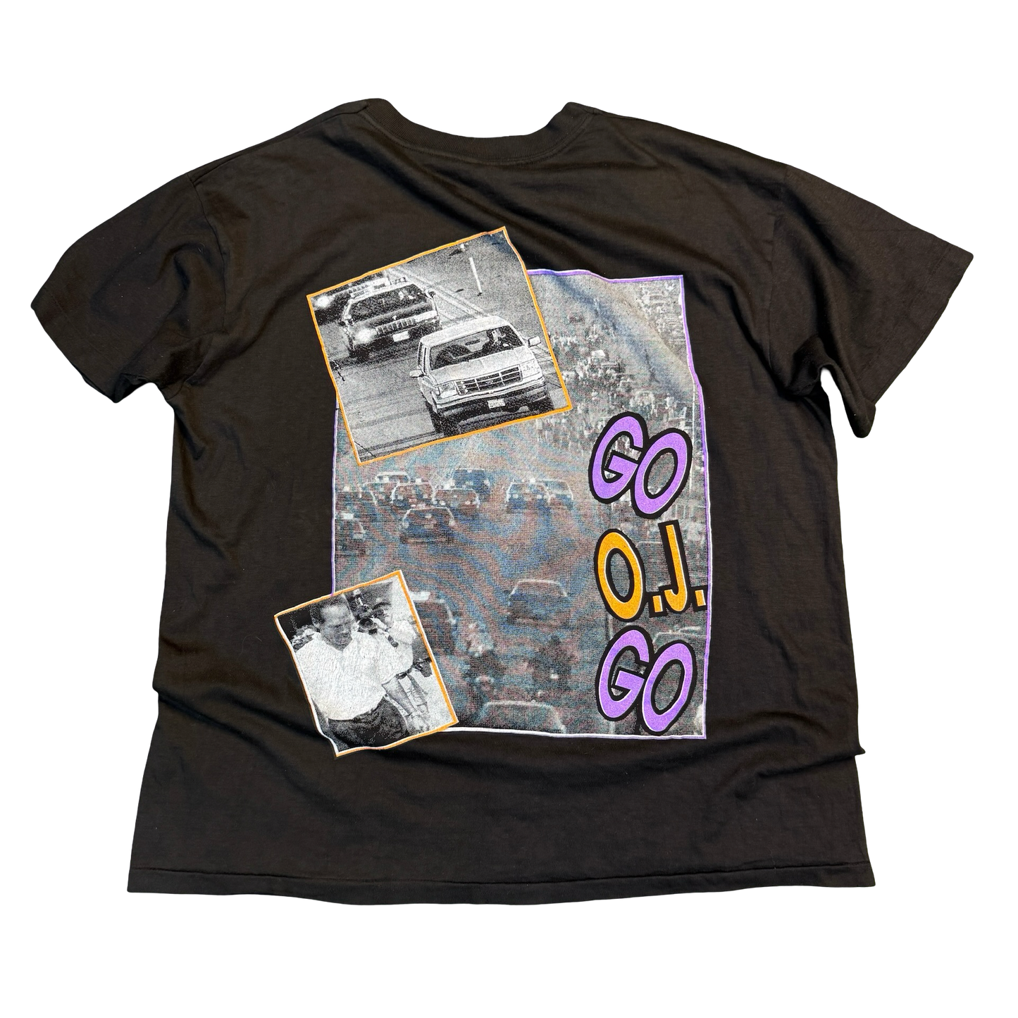 Vintage 90s OJ Simpson "Pray for O.J." Rap Tee