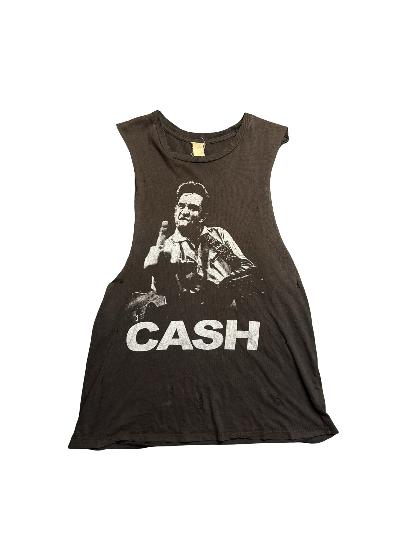 Vintage Johnny Cash “Cash” Cut Off Tee