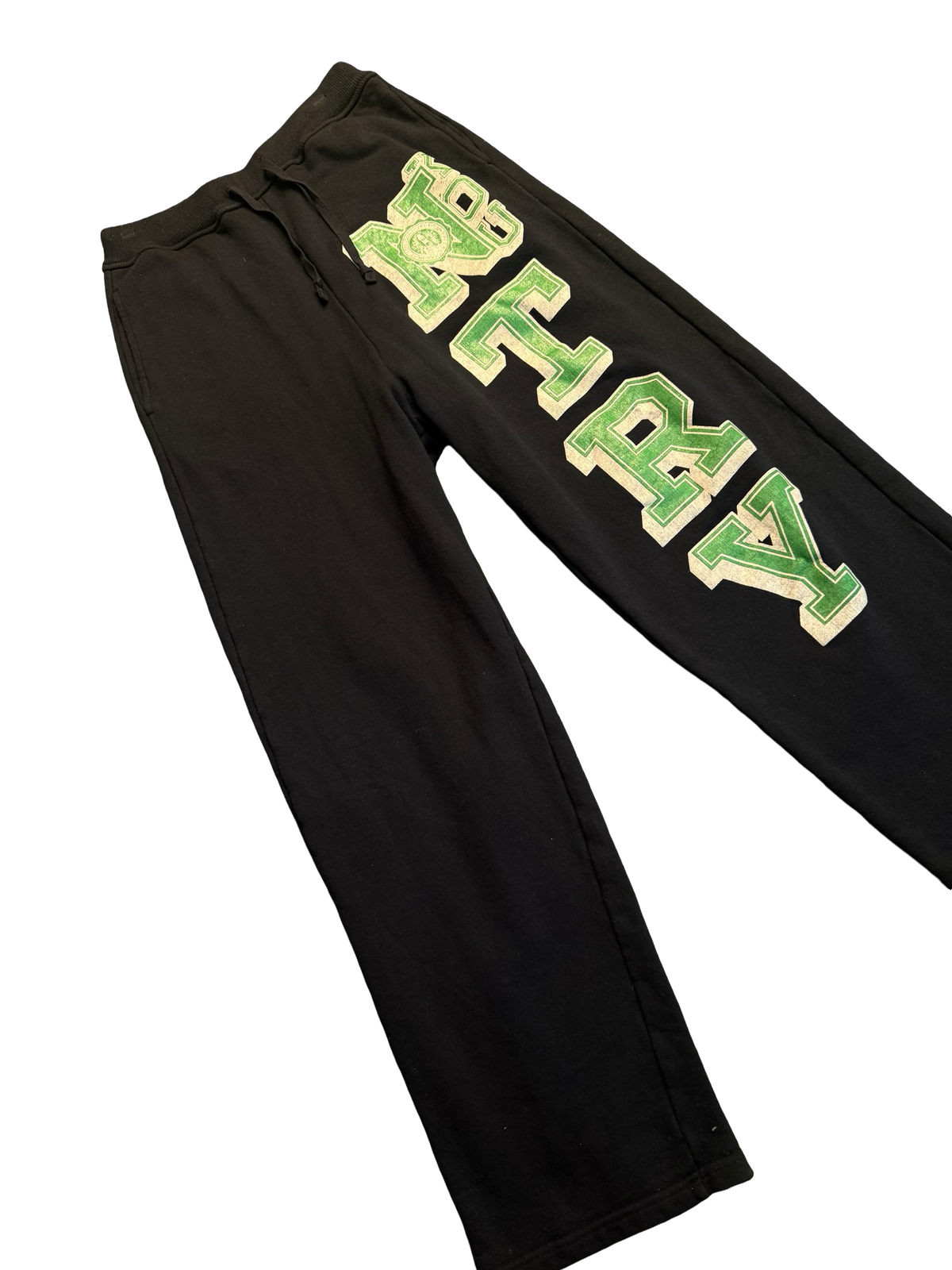 KAPITAL N.TRY Straight-Leg Printed Cotton-Jersey Sweatpants