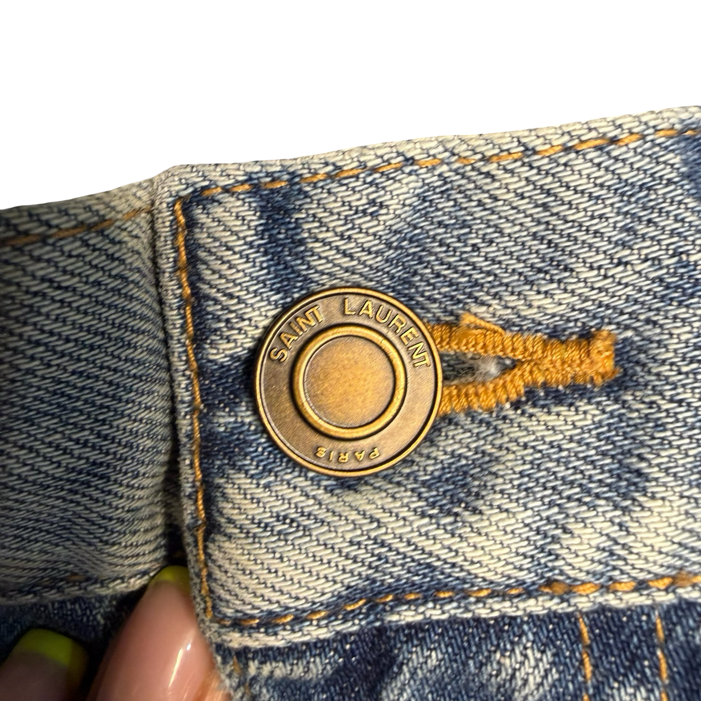 Saint Laurent D02 Distressed Jeans