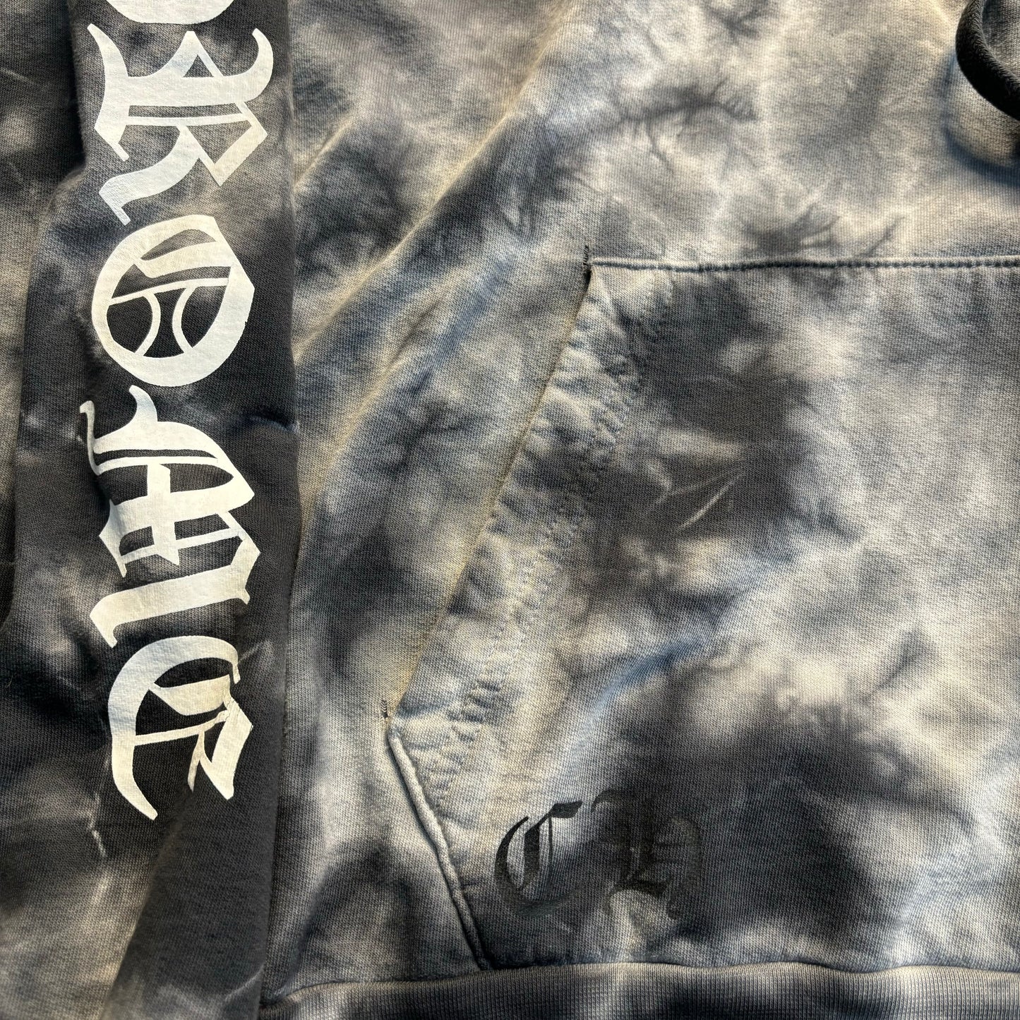 Chrome Hearts Tie Dye Horseshoe Logo Hoodie