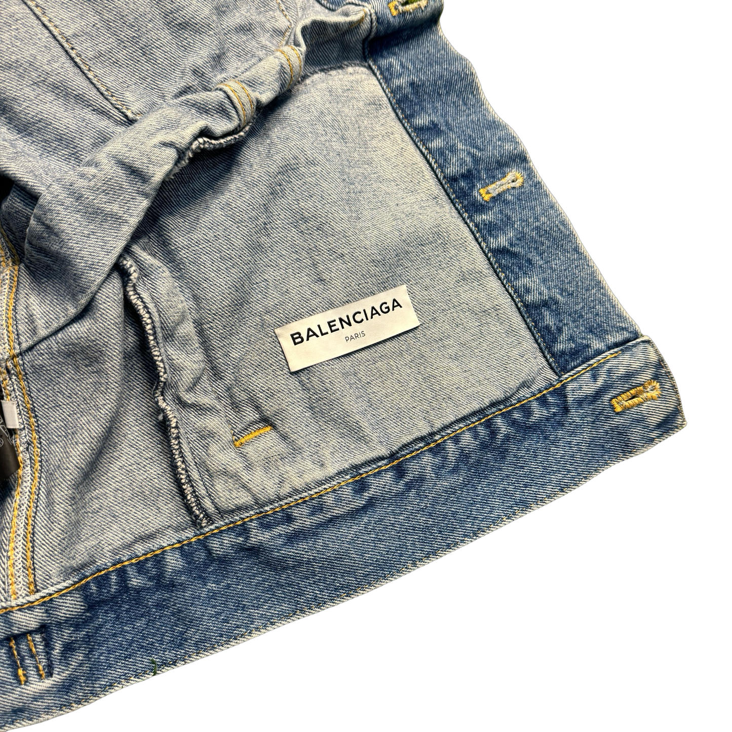 Balenciaga Denim Swing Jacket