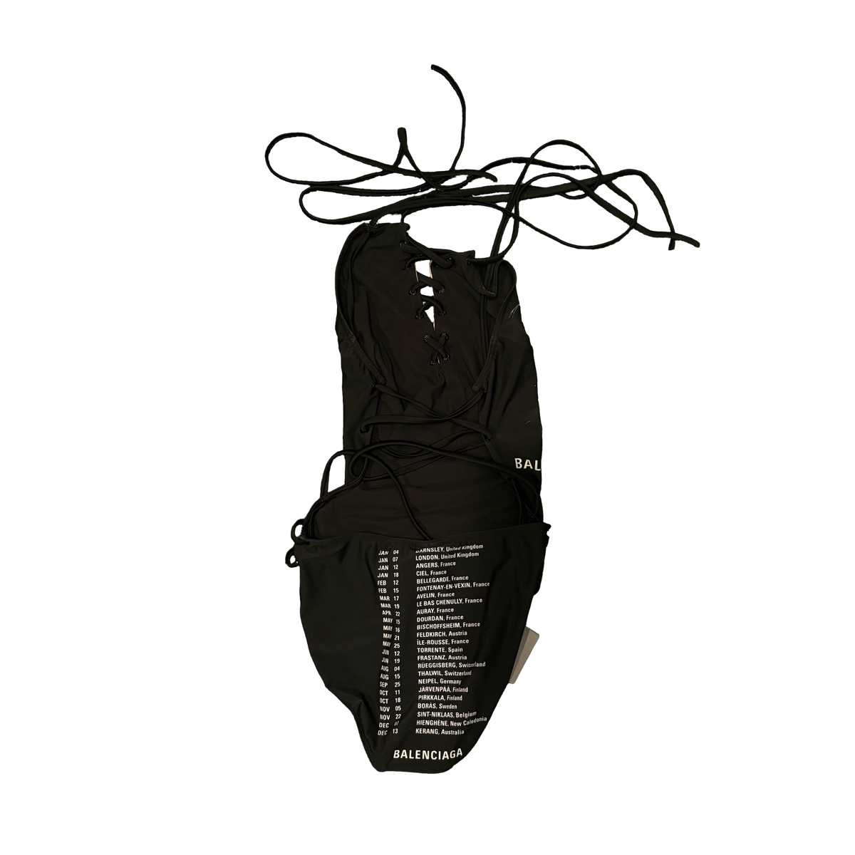 Balenciaga Speed Hunters Halter Swimusuit
