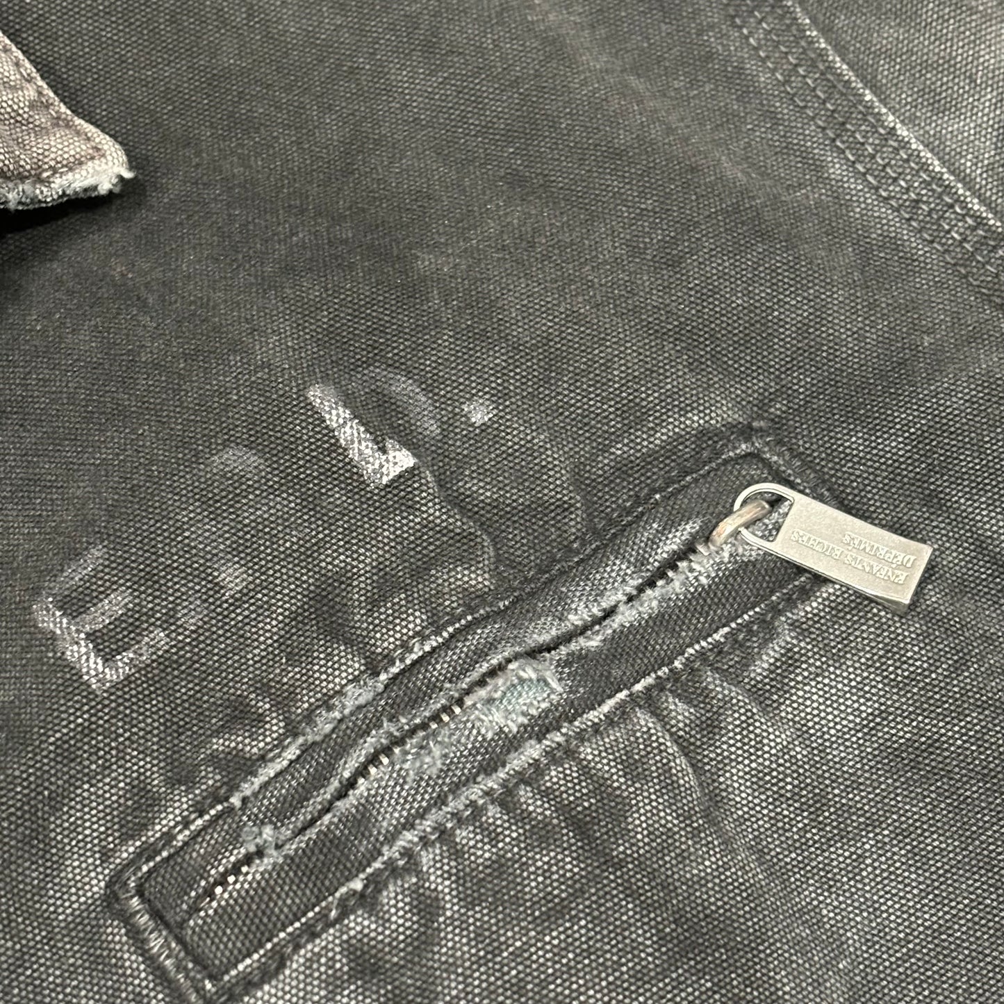 Enfants Riches Deprimes Grey Distressed Work Jacket