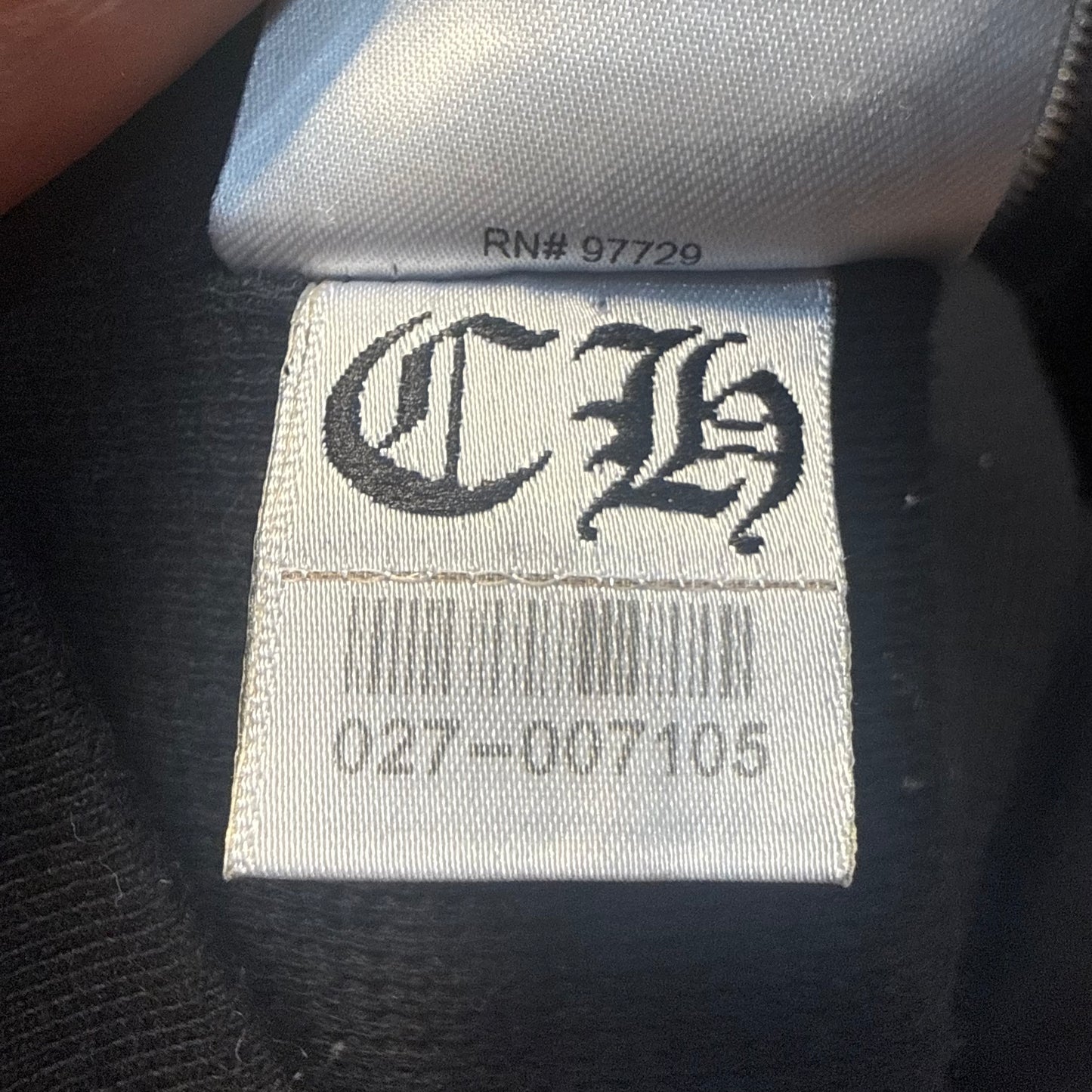Chrome Hearts T-Bar Thermal Lined Zip Up