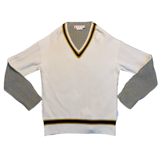 Marni Knitted V-Neck Sweater