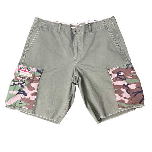 Ralph Lauren Camo Pocket Green Cargo Shorts