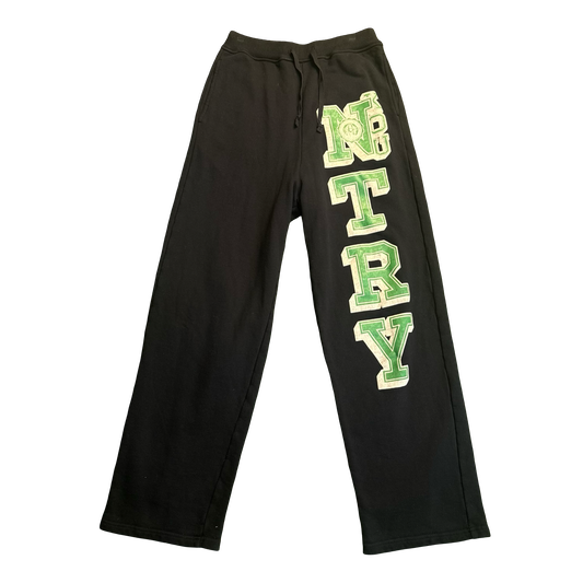 KAPITAL N.TRY Straight-Leg Printed Cotton-Jersey Sweatpants