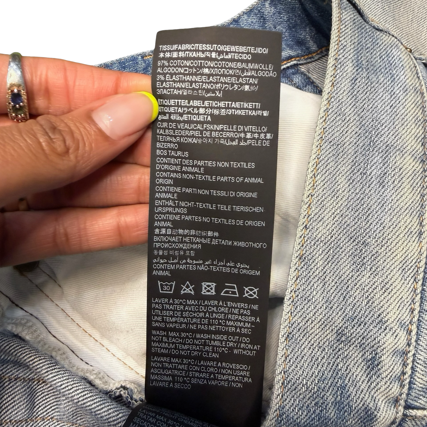 Saint Laurent D02 Distressed Jeans