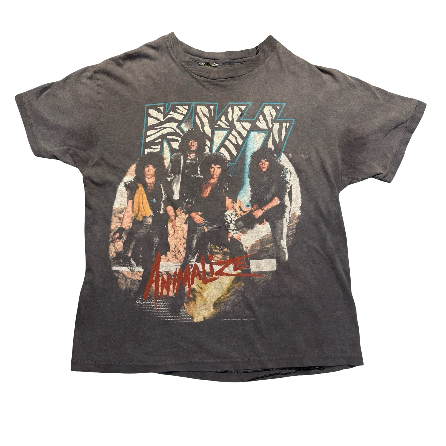 Vintage 1985 Kiss Animalize Tee