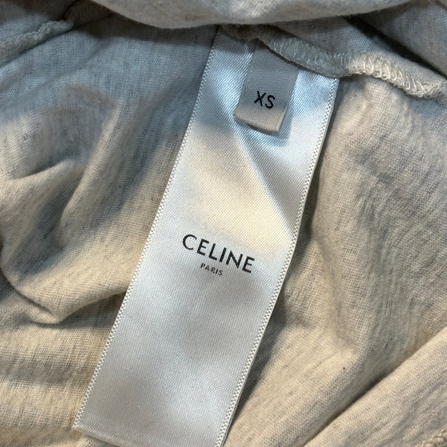 Celine Grey Logo Tee