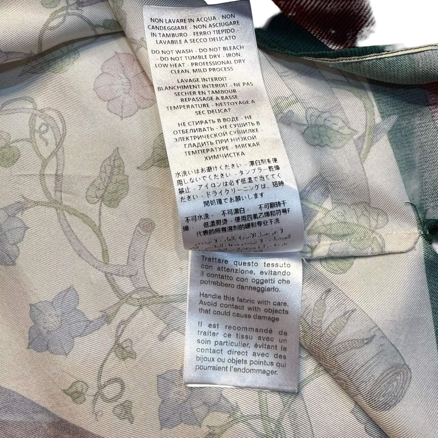 Gucci “Birds of Prey” Silk Shirt