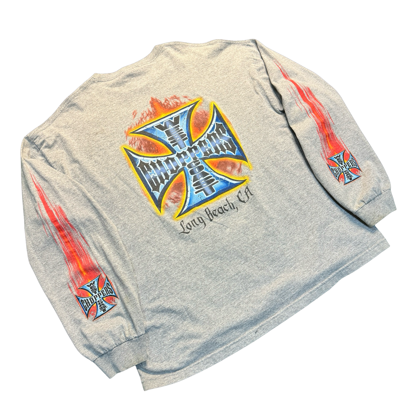 Vintage West Coast Choppers Grey Longsleeve Shirt