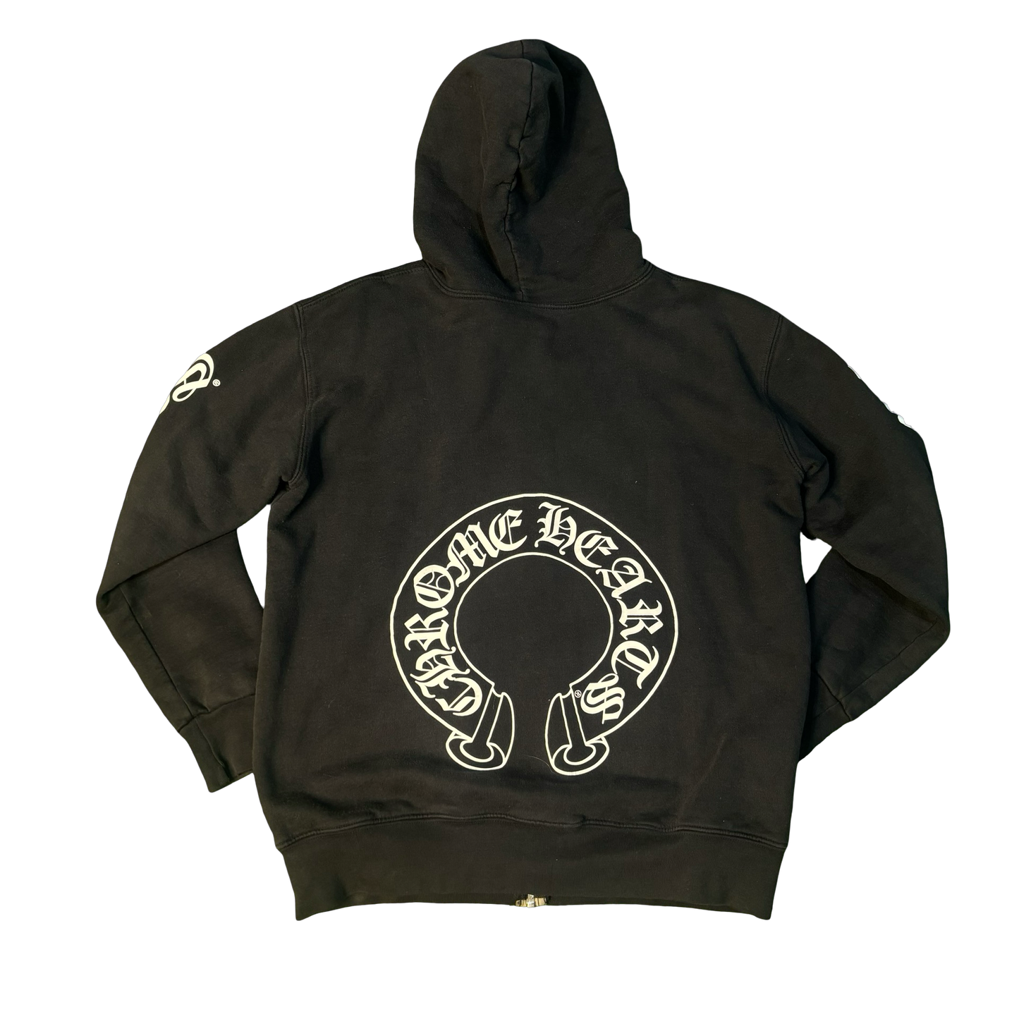 Chrome Hearts Thermal “F*ck You” Scroll Zip-Up Hoodie