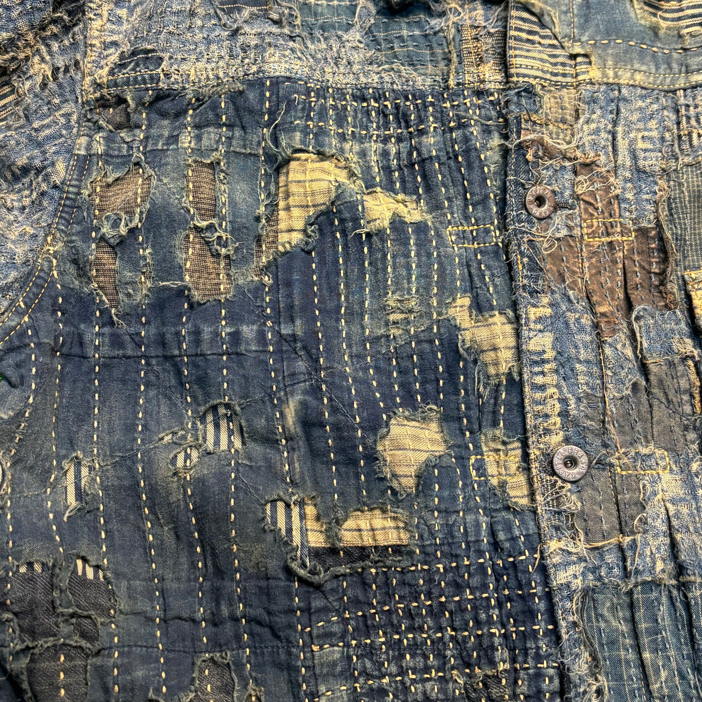 Kapital Distressed Boro Denim Jacket