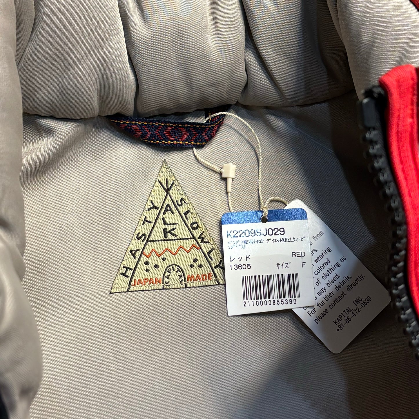 Kapital Red Bandana Keel Vest