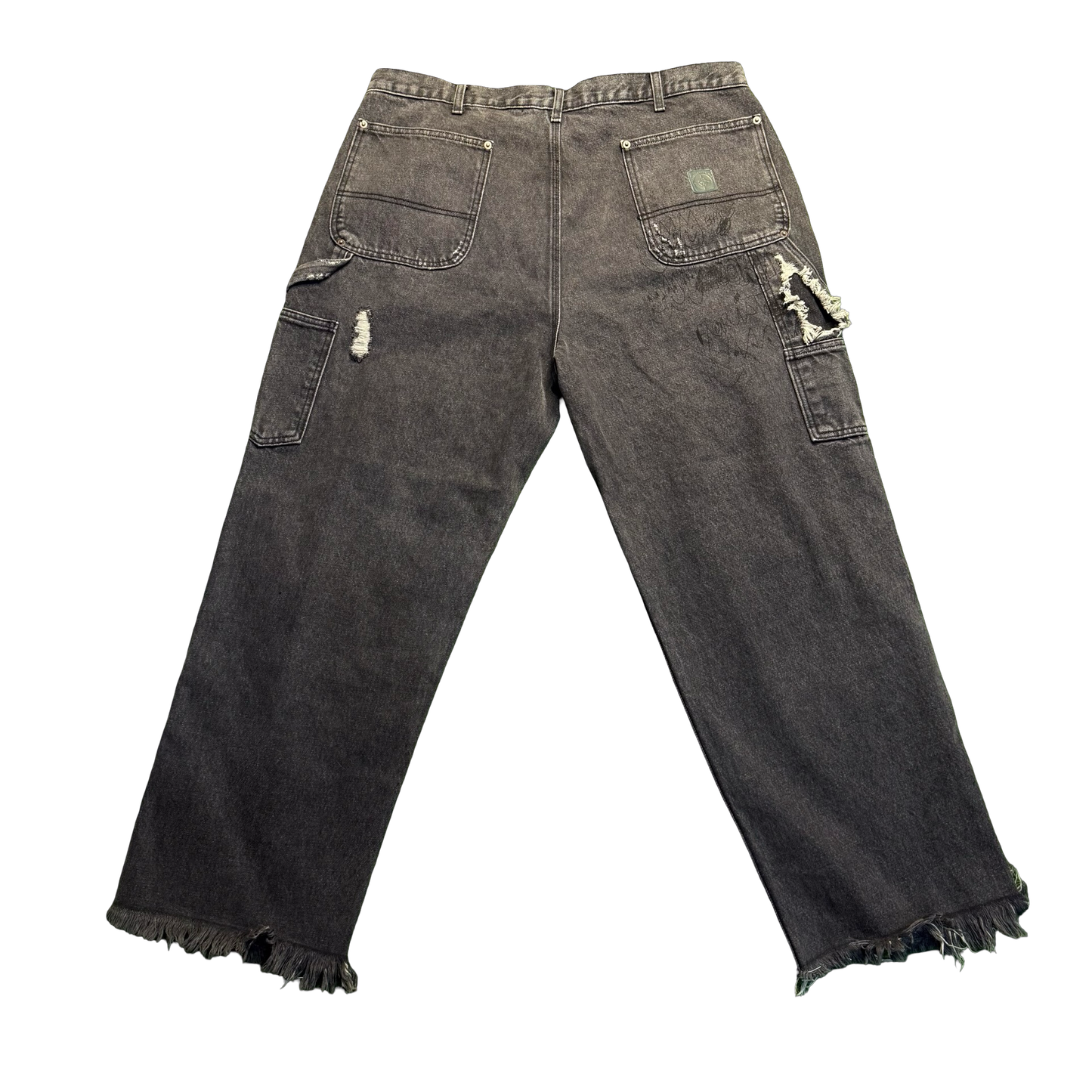 Paly Hollywood Busted Double Knee Jeans