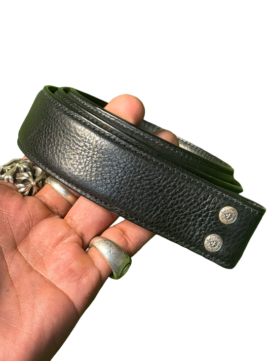 Chrome Hearts Leather Belt Strap
