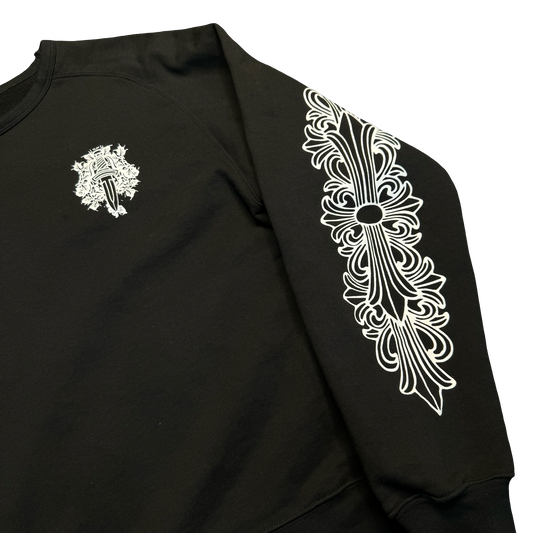 Chrome Hearts Vintage Dagger Floral Sweatshirt