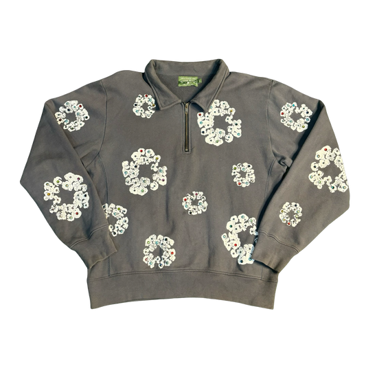 Denim Tears Gemstone Quarter Zip Sweater