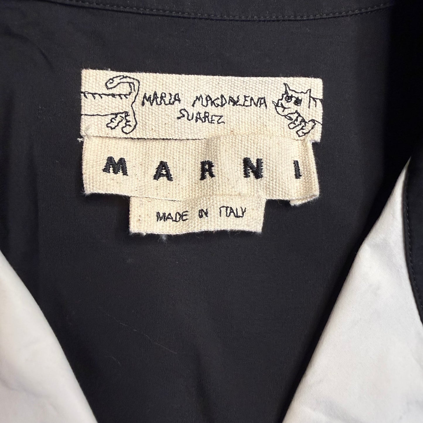 Marni La Rosa Print Poplin Button Up