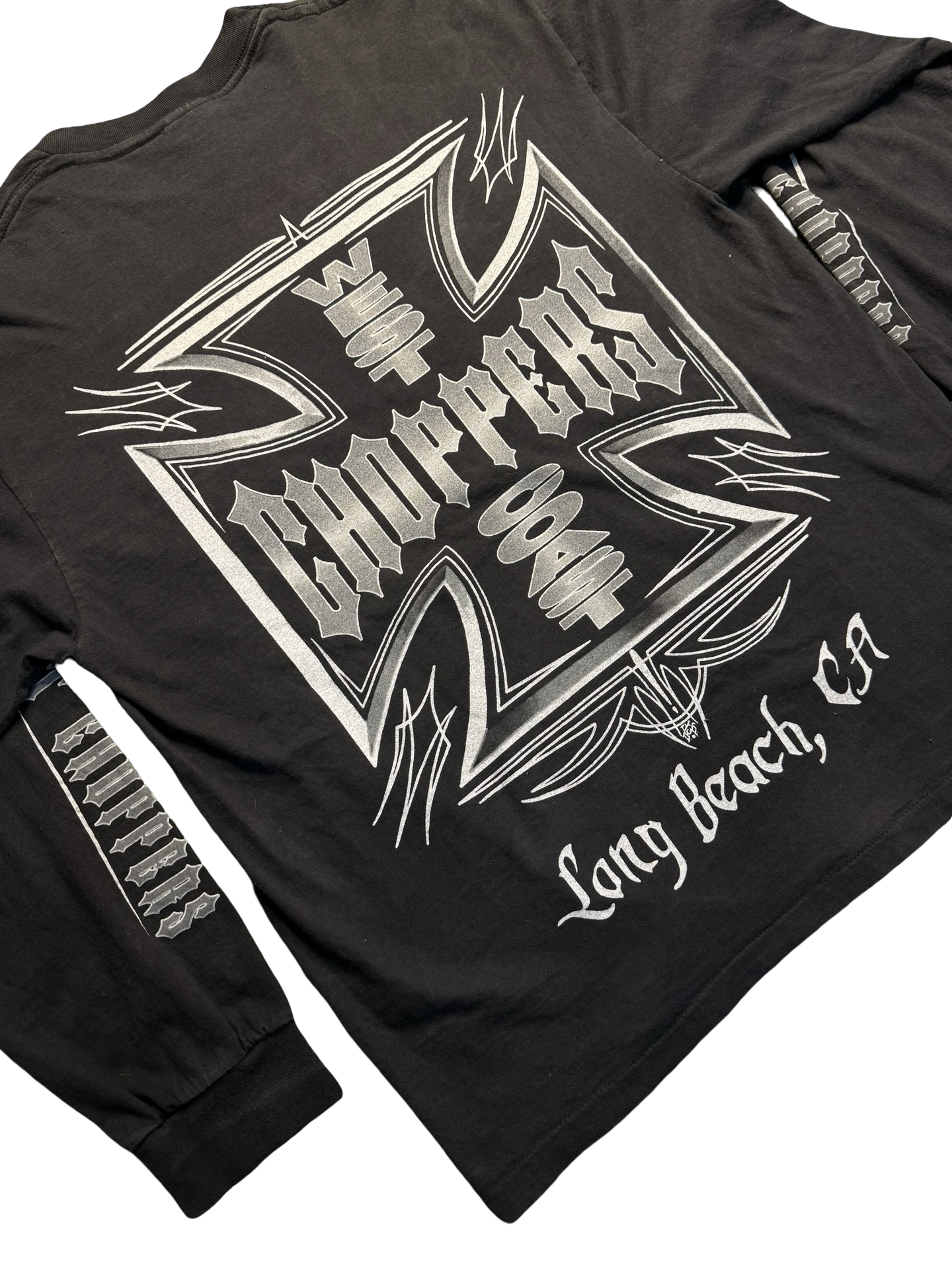 Vintage West Coast Choppers Metallic Logo Long Sleeve