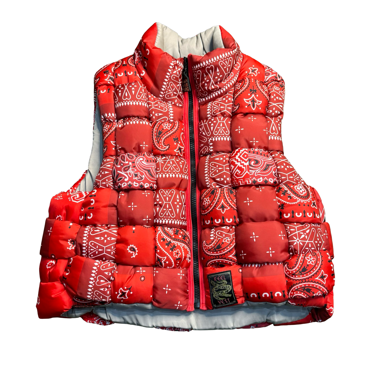 Kapital Red Bandana Keel Vest