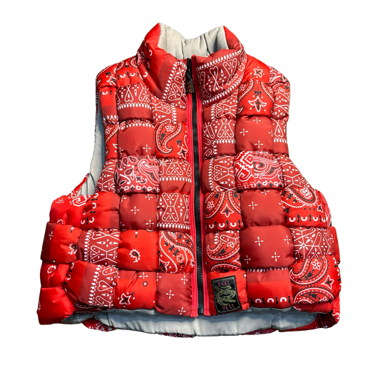 Kapital Red Bandana Keel Vest