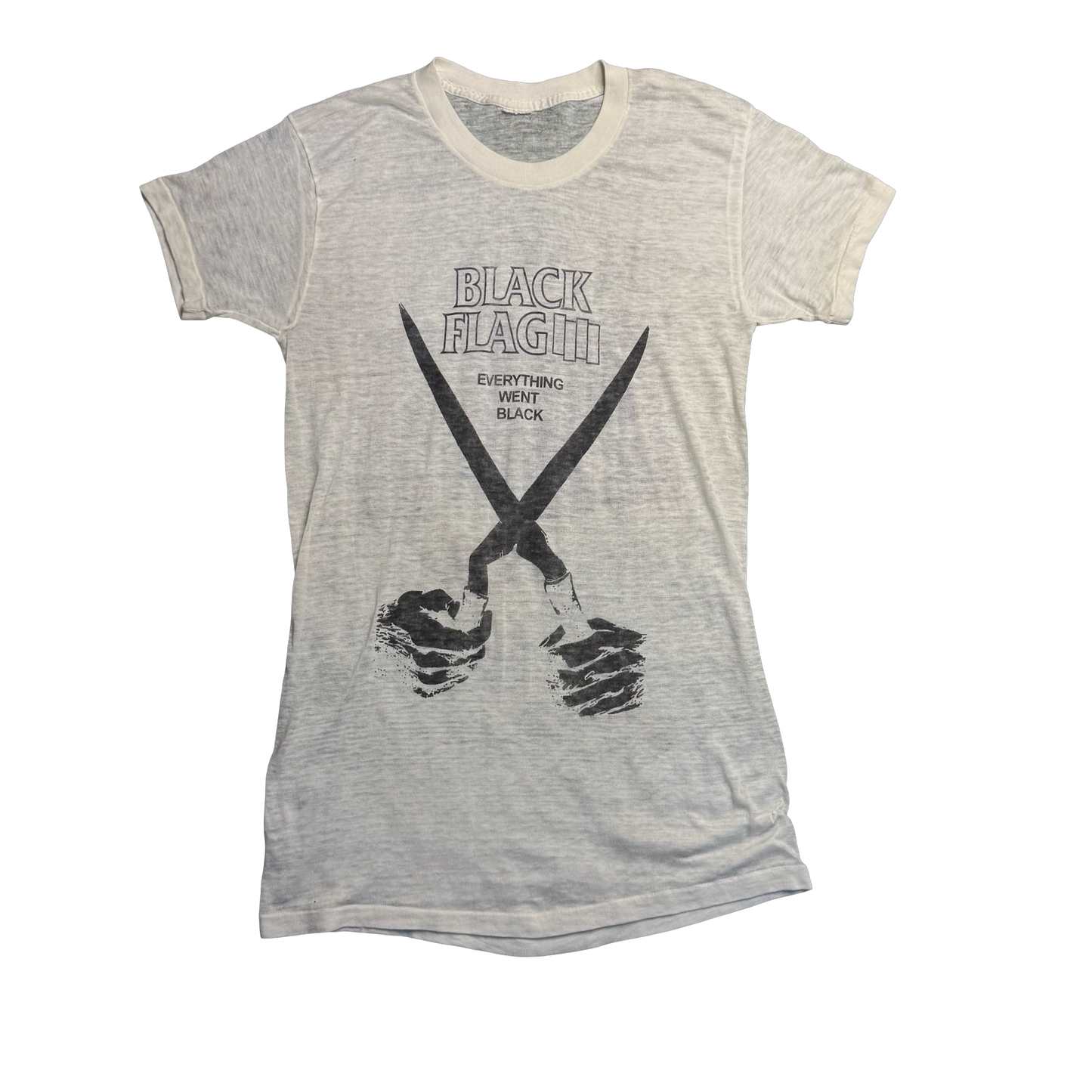 Vintage 80s Black Flag Bars Tee