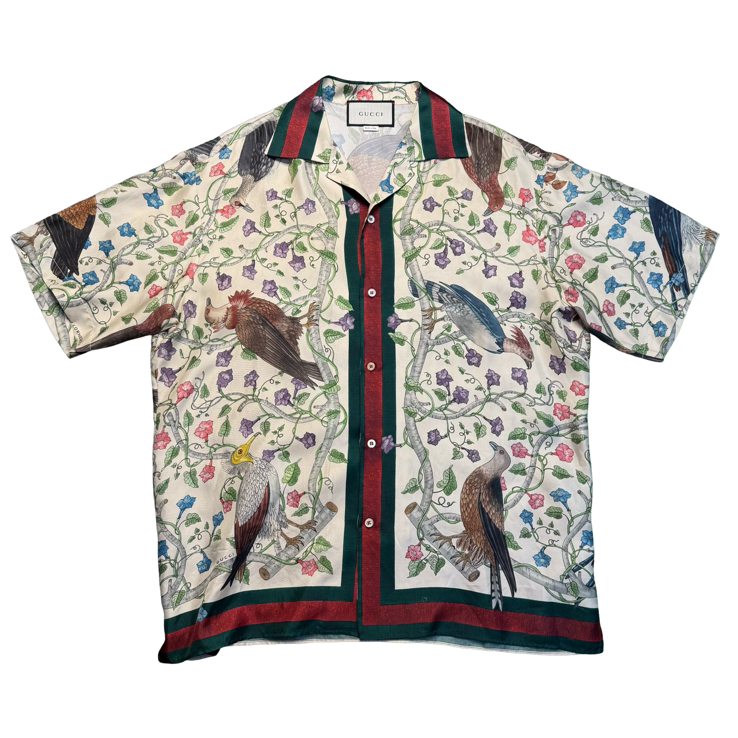 Gucci “Birds of Prey” Silk Shirt