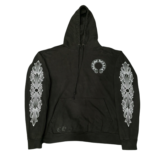 Chrome Hearts Floral Horseshoe Hoodie