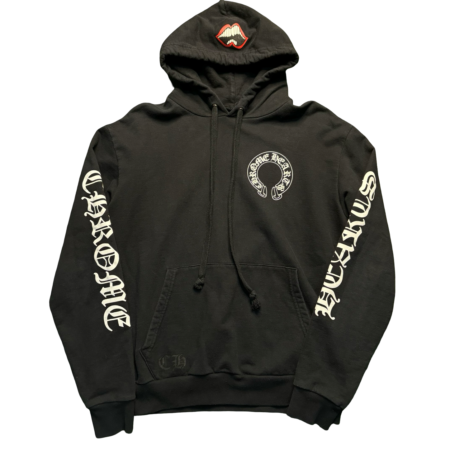 Chrome Hearts Black Chomper Scroll Hoodie