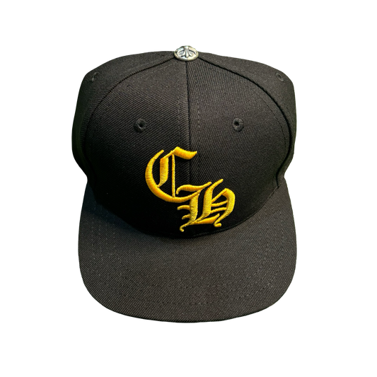 Chrome Hearts Black/Gold Baseball Hat