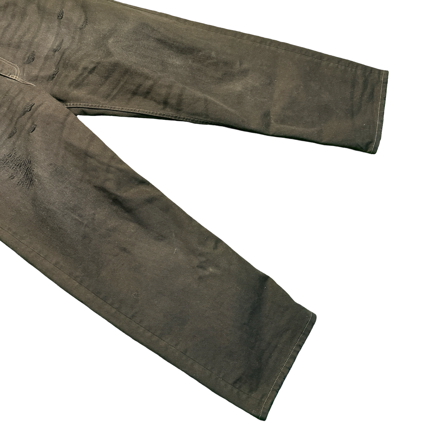 Balenciaga Black Baggy Distressed Denim