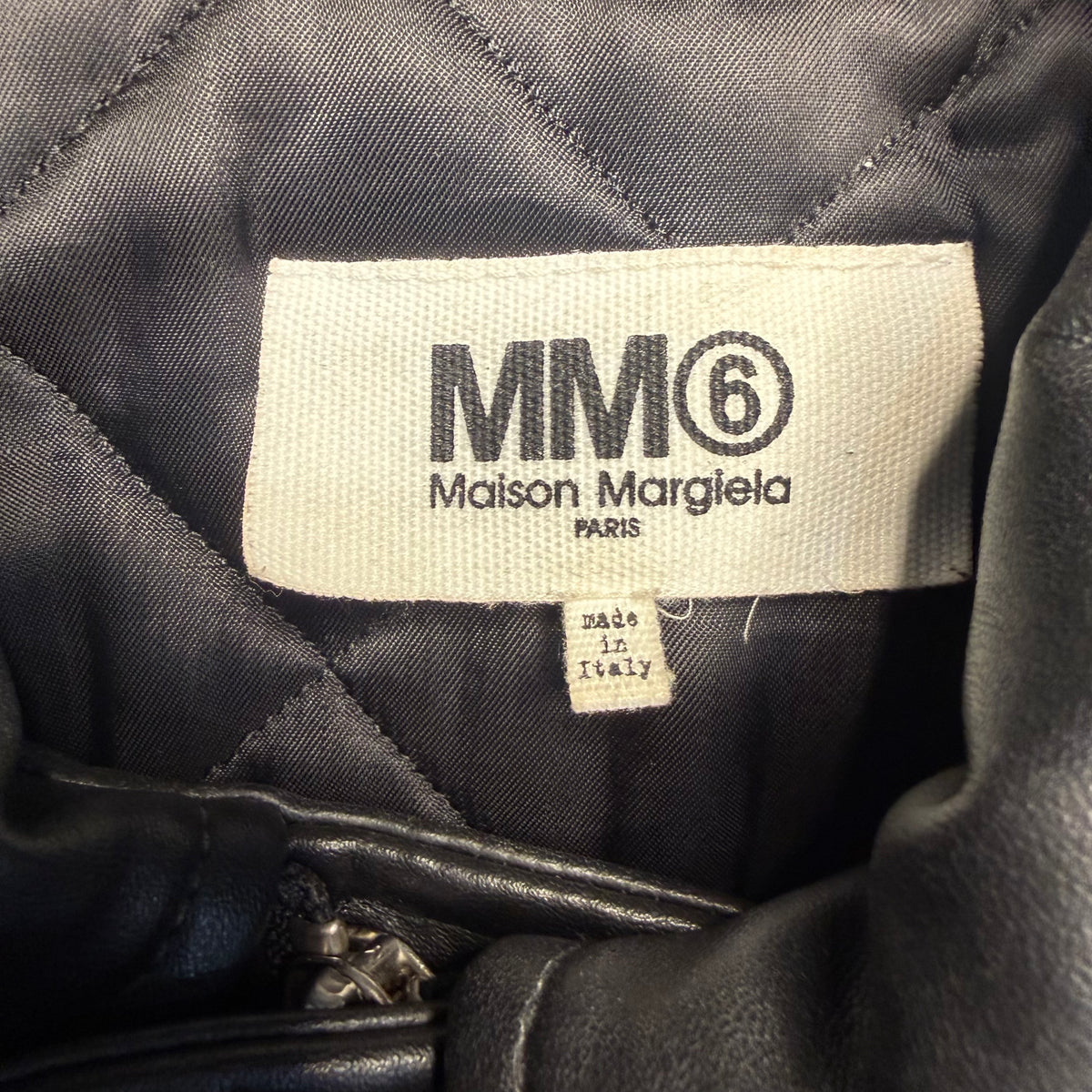 MM6 Maison Margiela Leather Car-Coat